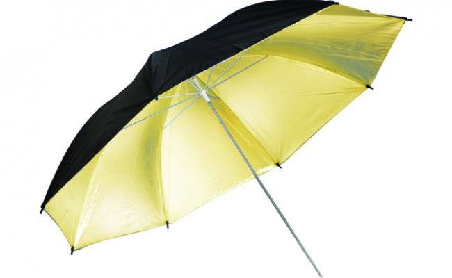 Black / Gold Umbrella 43"