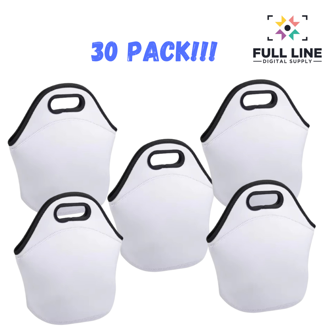 Neoprene Sublimation Lunch Bag 30/pack ($3.99 each)