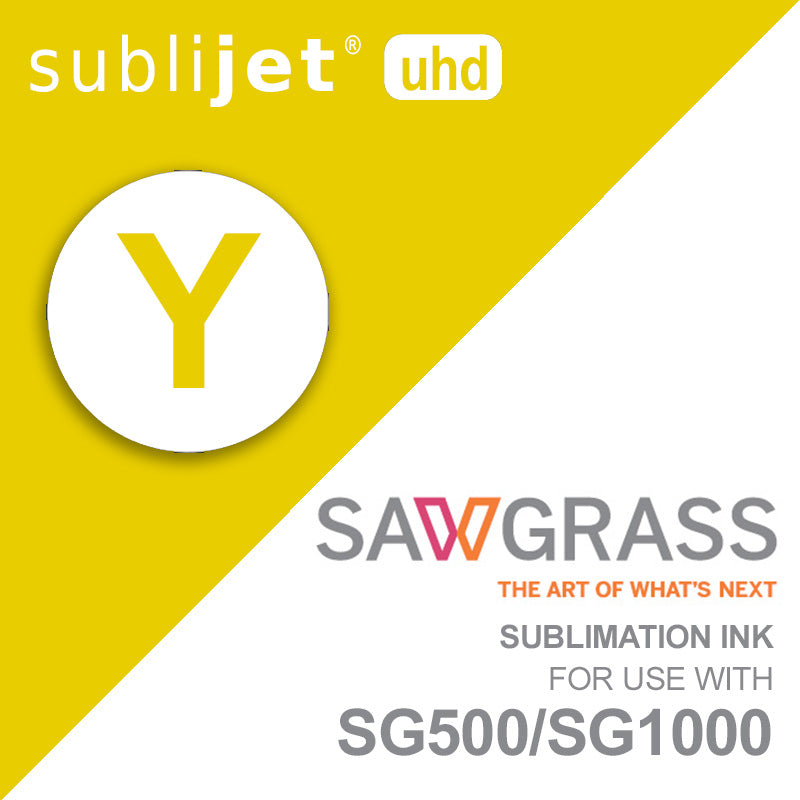 SG500/SG1000 SubliJet UHD Ink Carts - 31ml YELLOW