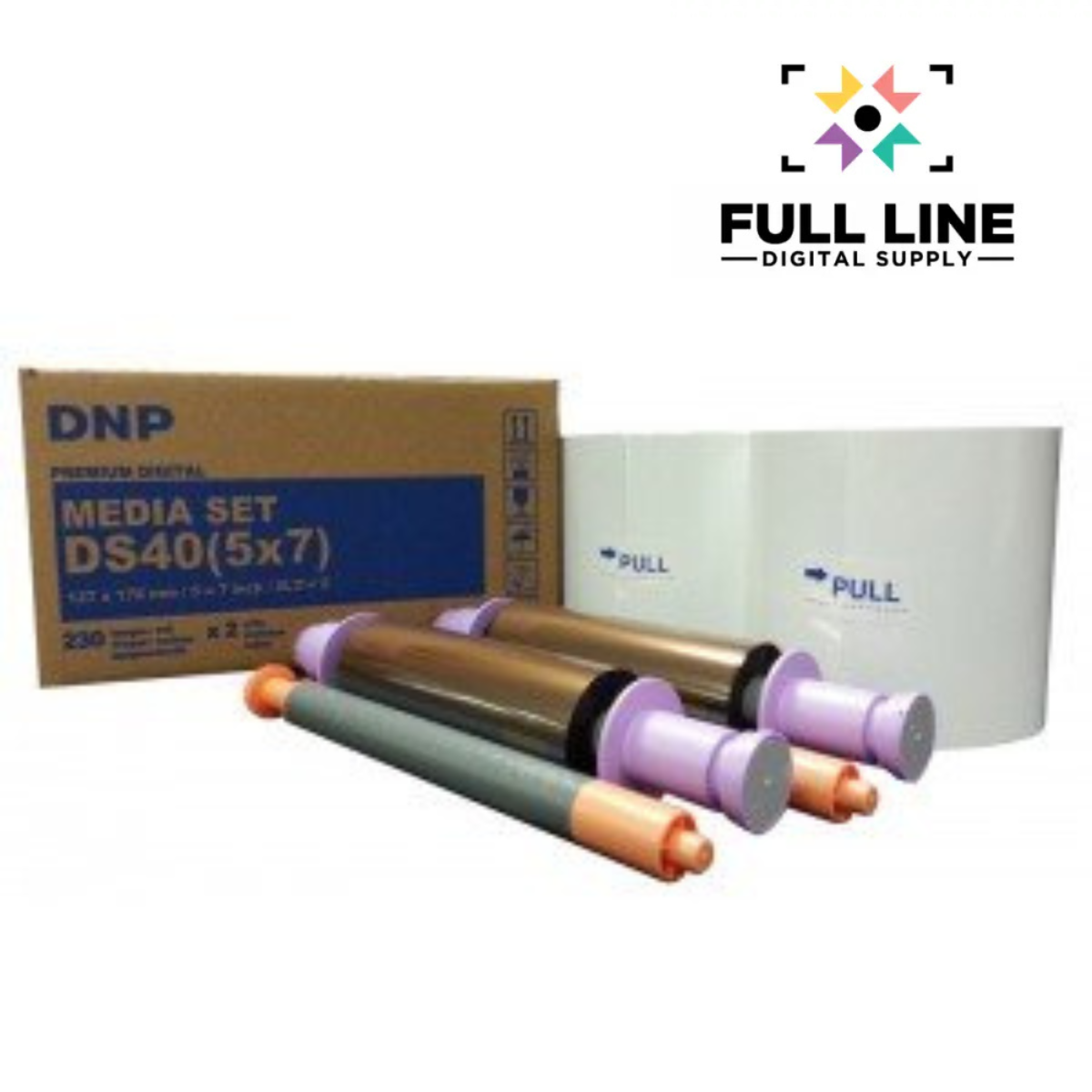 DNP DS40 5x7 Media set for DS40 Printer (2-Pack)