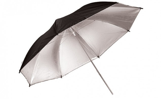 Black / Silver Umbrella 43"