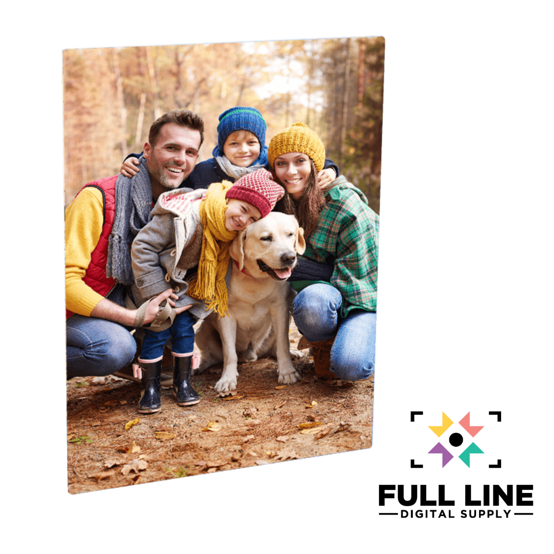 Generic Aluminum Photo Panel 8"x12" Gloss White  10pk