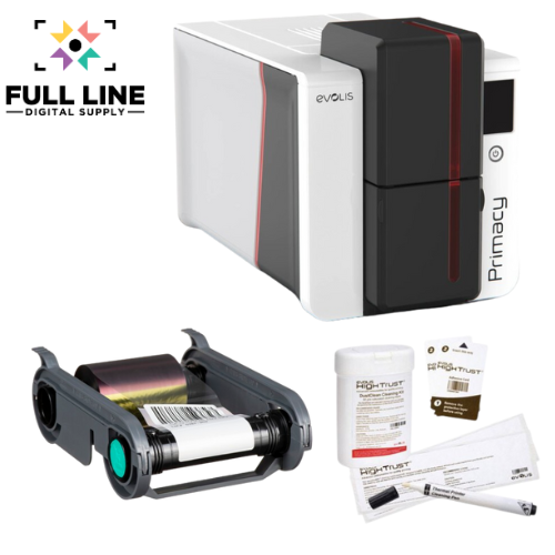 Evolis Primacy 2 Expert Single-Sided ID Card Printer BUNDLE