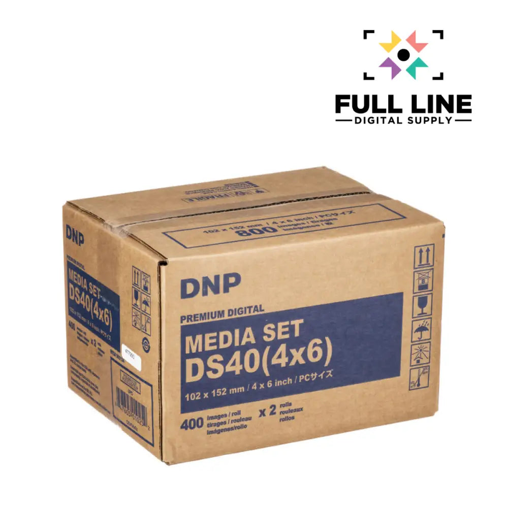 DNP DS40 4 x 6’’ Media for DS40 Printer (Bundle of 4 cases) SPECIAL OFFER simple