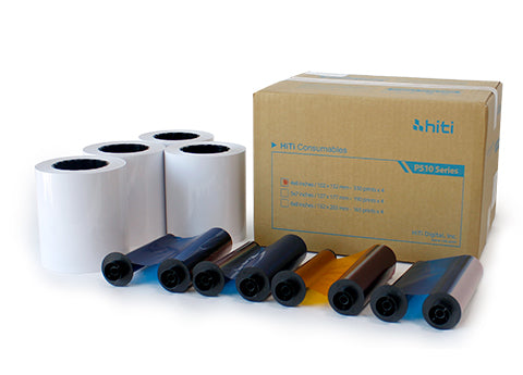 HiTi P510  4 x 6" Ribbon & Paper Case for P510 Series Photo Printers- BACK IN STOCK