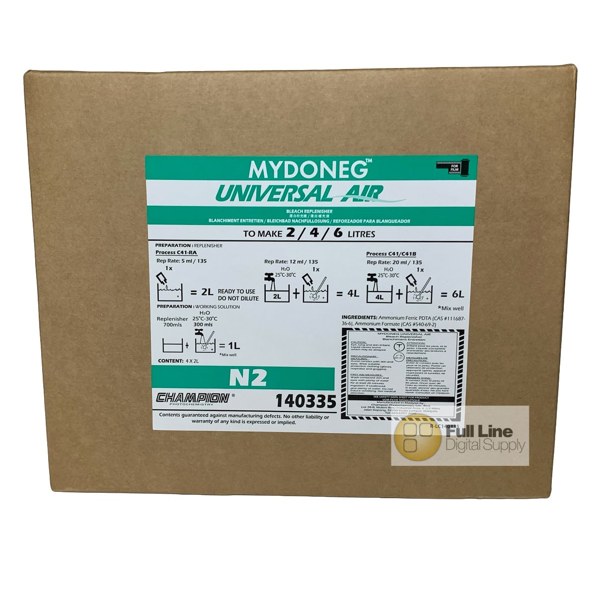N2 Bleach Champion Mydoneg Universal Air Bleach 4x2L (140335)
