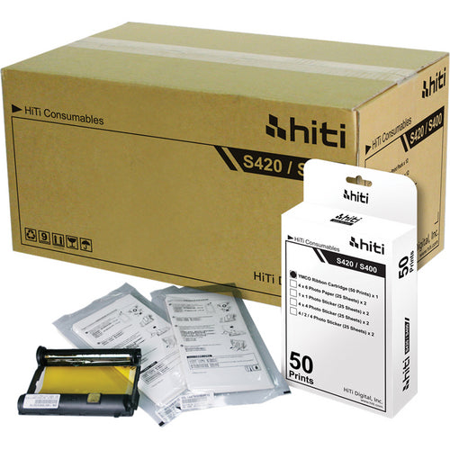 HiTi S420/S400 Bulk Pack 4x6-50 Photo Paper - 600 Prints