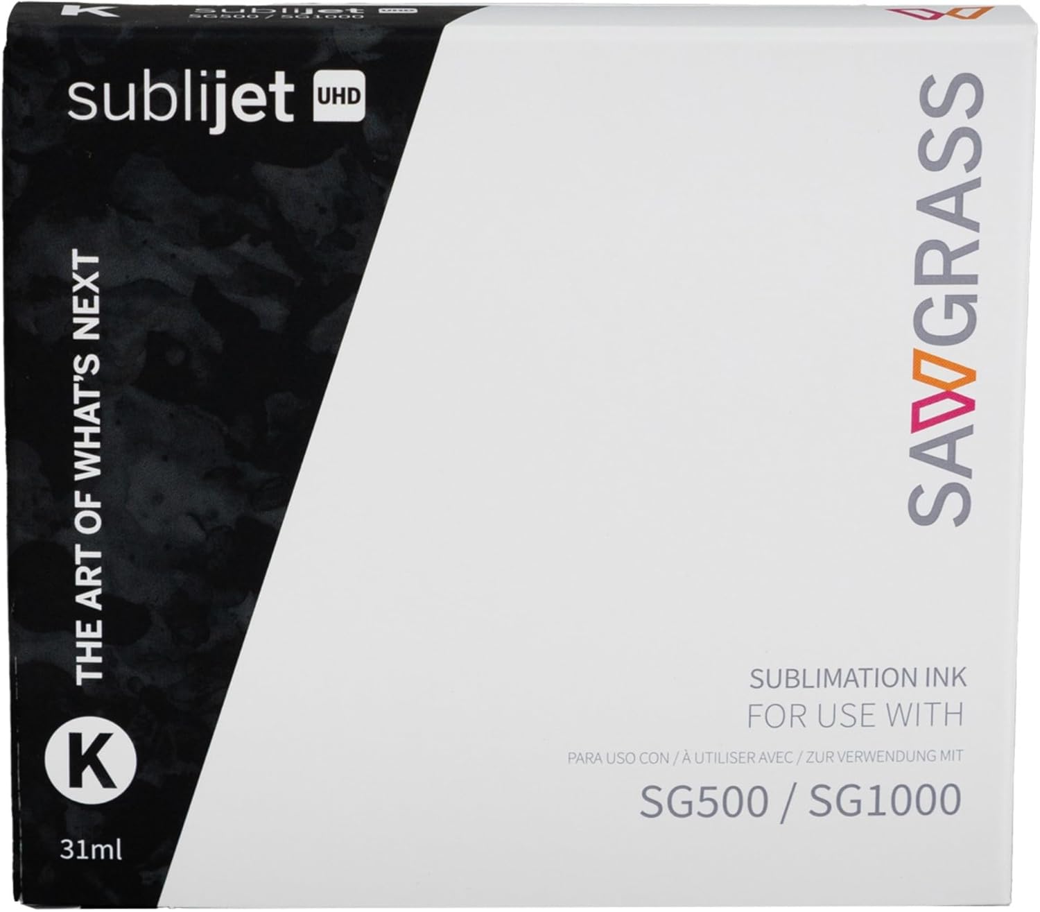 SG500/SG1000 SubliJet UHD Ink - 31ml BLACK