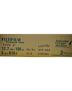 Fujicolor Crystal Archive Type II 5"x610' Luster or Glossy 