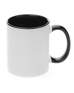 Orca Black Inner-Handle Color Mugs 11oz and 15oz - Sublimation 36/cs