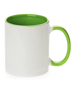 Orca Inner-Handle Light Green Mugs - 11oz or 15oz - 36/cs