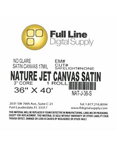 36"x40' Nature Jet Canvas