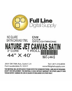 44"x40' Nature Jet Canvas